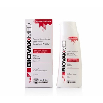 Biovax Med Шампунь против выпадения волос с мультиминеральным комплексом 200мл, L'Biotica