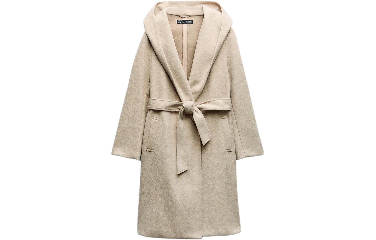 

Пальто женское бежевое Zara