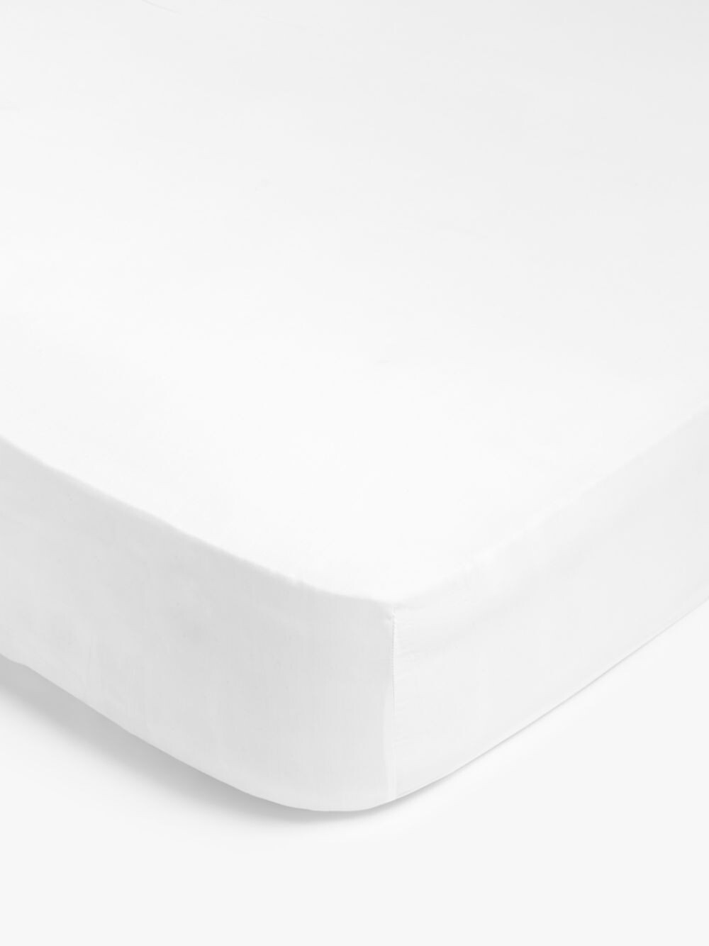 

Мягкая и шелковистая простыня Supima Blend плотностью 500 ниток от John Lewis King, белая