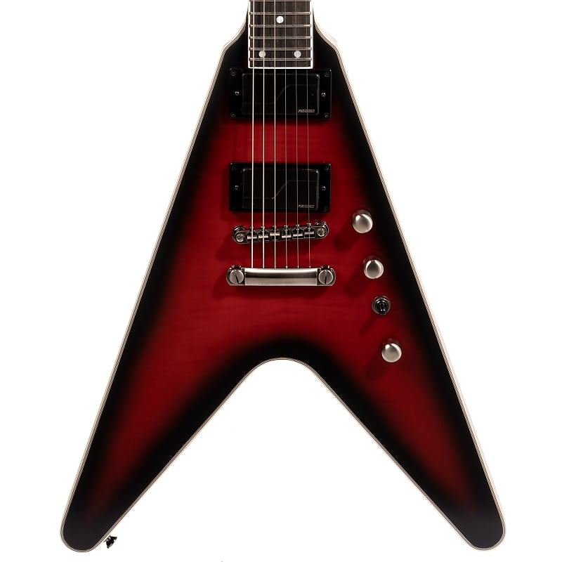 Электрогитара Epiphone Dave Mustaine Flying V Prophecy Electric Guitar w/ Hard Case, Aged Dark Red Burst