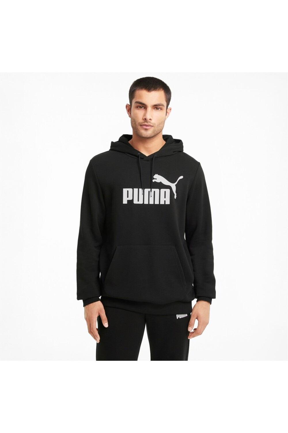 

Мужская куртка с капюшоном Ess Big Logo Hoodie Tr Puma, черный