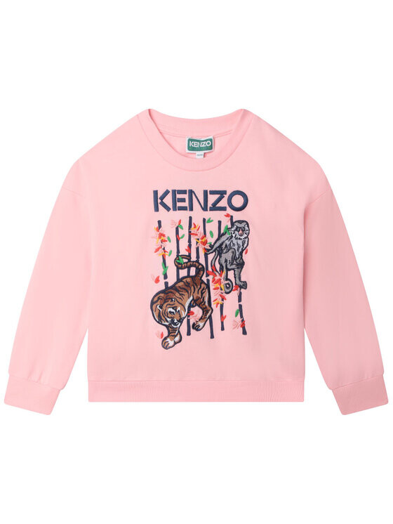 

Толстовка обычного кроя Kenzo Kids, розовый