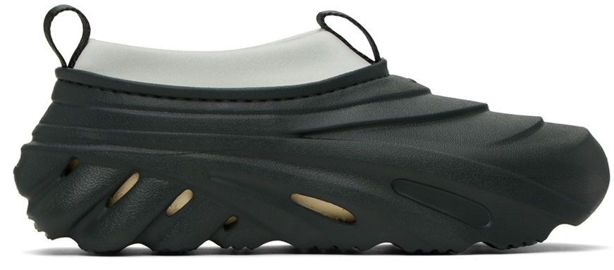 Черные кроссовки Echo Storm Crocs, цвет Kelp