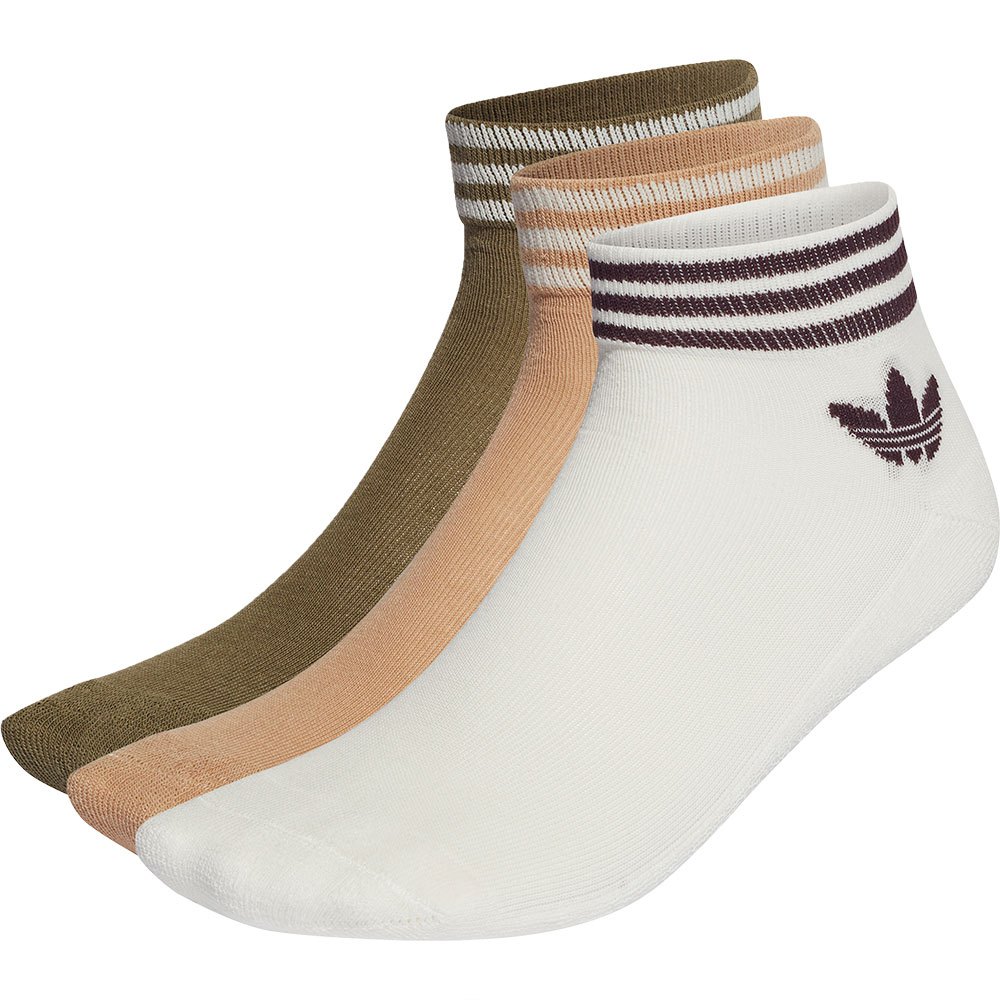 

Носки adidas Originals Trefoil Ankle 3 шт, белый