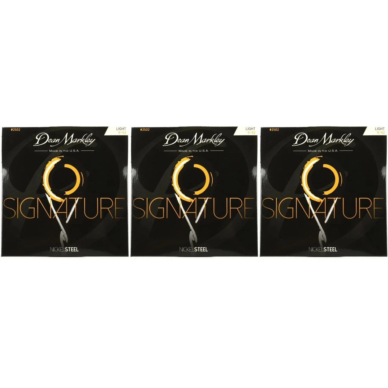 

Струны для электрогитары Dean Markley 2502 Signature Series из никелевой стали — .009-.042 легкие (3 шт.)