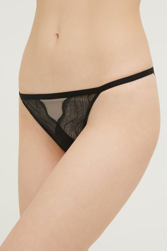 Бразильские трусы Calvin Klein Underwear, черный трусы бикини женские calvin klein underwear цвет оливковый qf4975e tby размер s 42