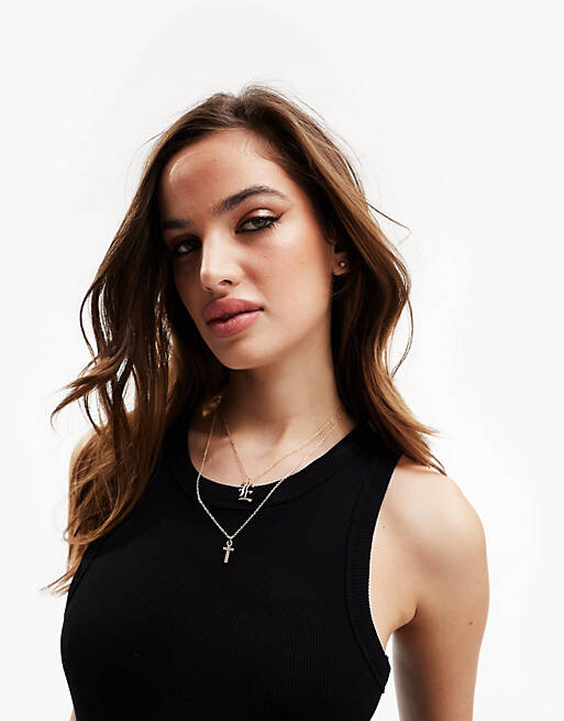 

Черное боди с воротником-борцовкой ASOS DESIGN