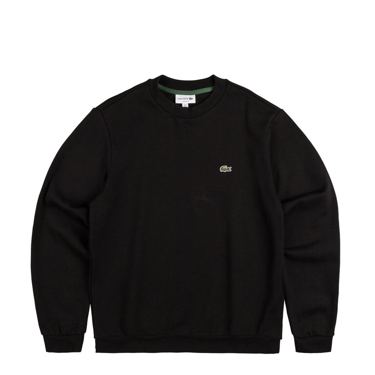 

Толстовка brushed fleece sweatshirt Lacoste, черный