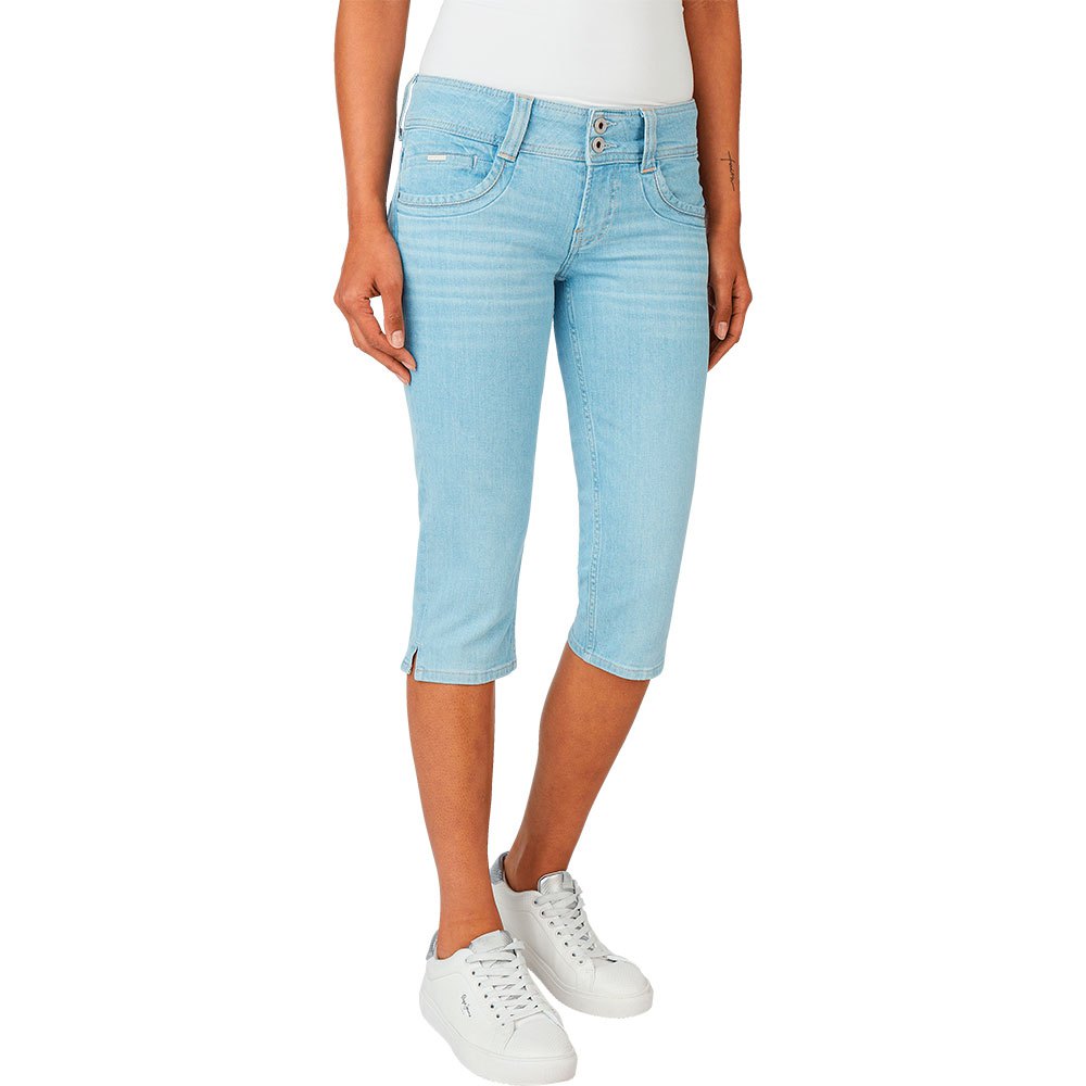 

Джинсовые шорты Pepe Jeans Gen Crop 3/4 PE0, синий