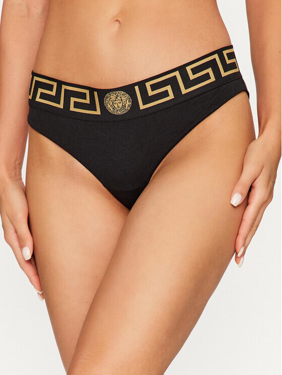 

Классические женские трусики Versace, черный