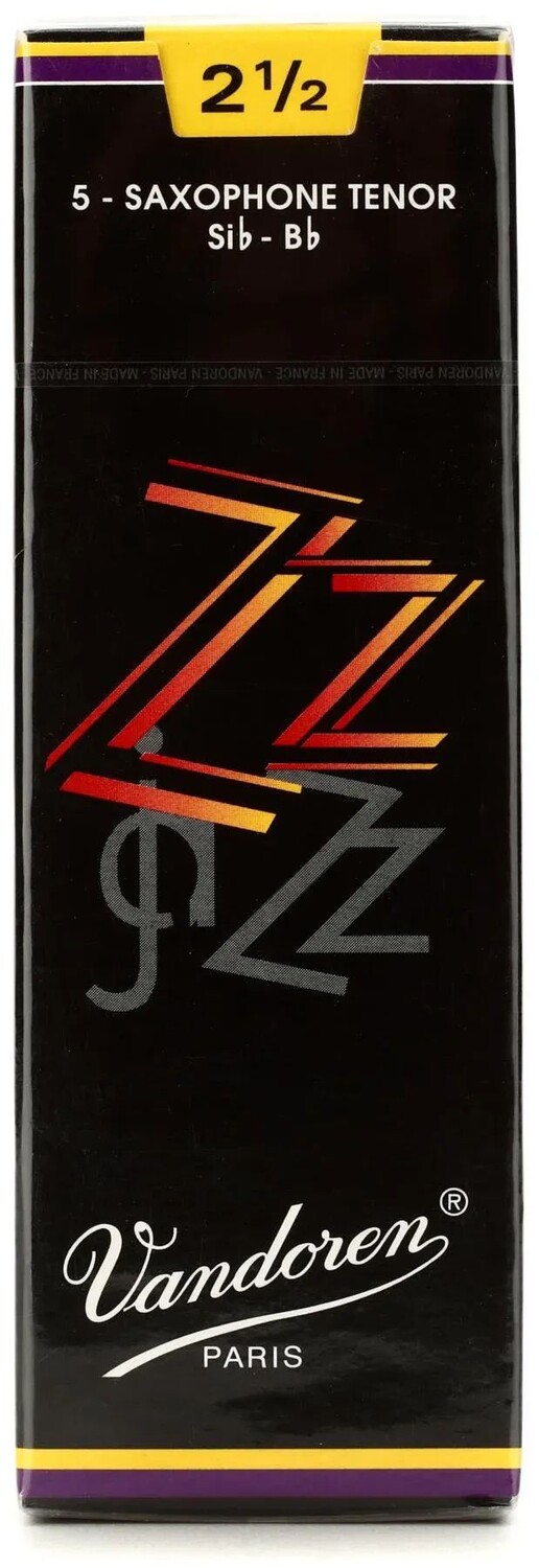 

Vandoren SR4225 — Трости для тенор-саксофона ZZ — 2,5 (5 шт.)