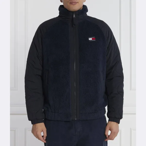 

Куртка из шерпы свободного кроя Tjm mix среднего кроя Tommy Hilfiger, синий