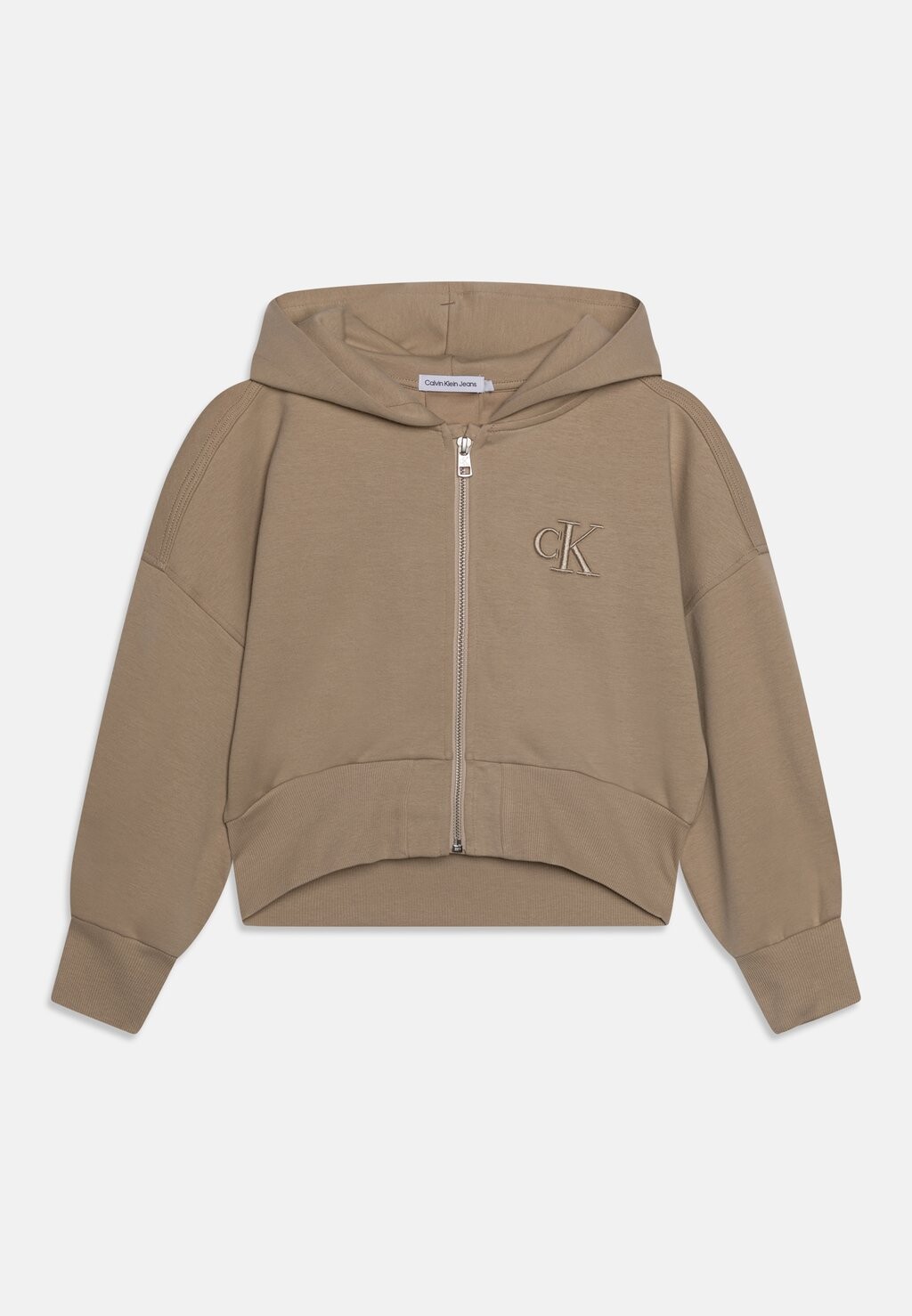 

Толстовка FUNCTIONALITY HOODIE ZIP THROUGH Calvin Klein Jeans, цвет plaza taupe