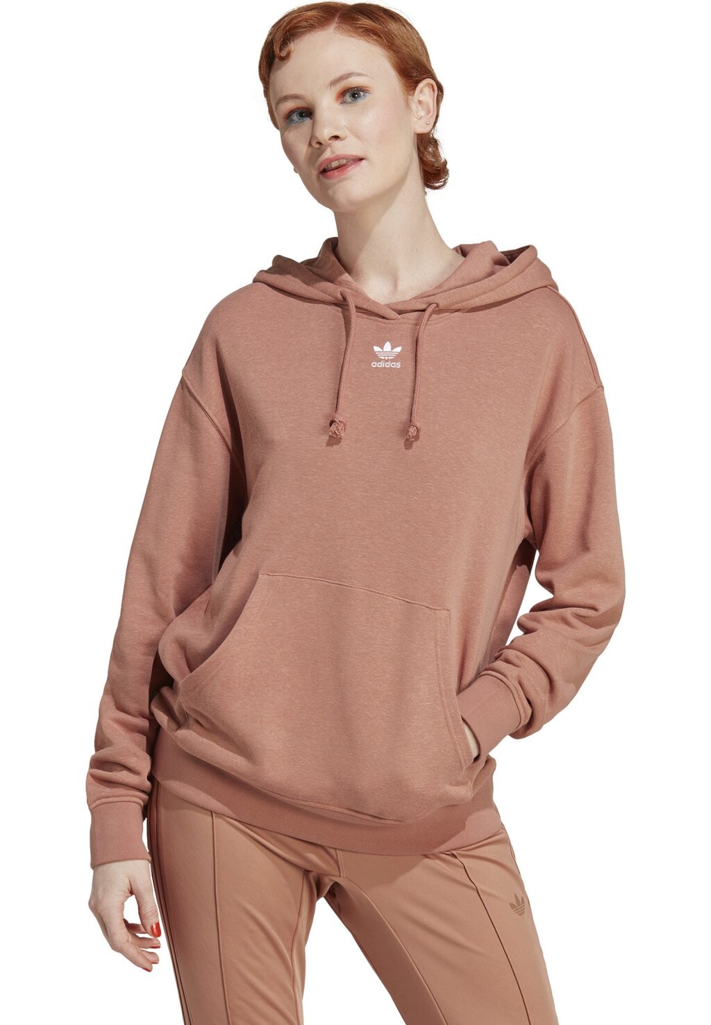 

Толстовка с капюшоном Adidas, бежевый