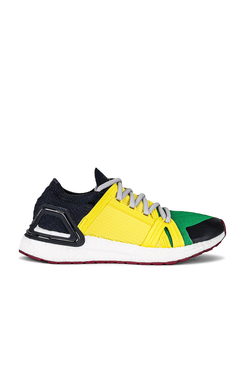 Кроссовки adidas by Stella McCartney Ultraboost 20, цвет Green, Yellow & White