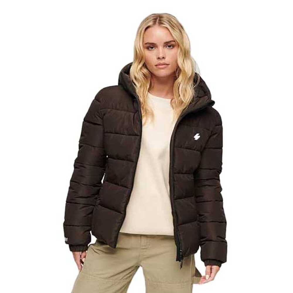 

Пуховик Superdry Spirit Sports, зеленый