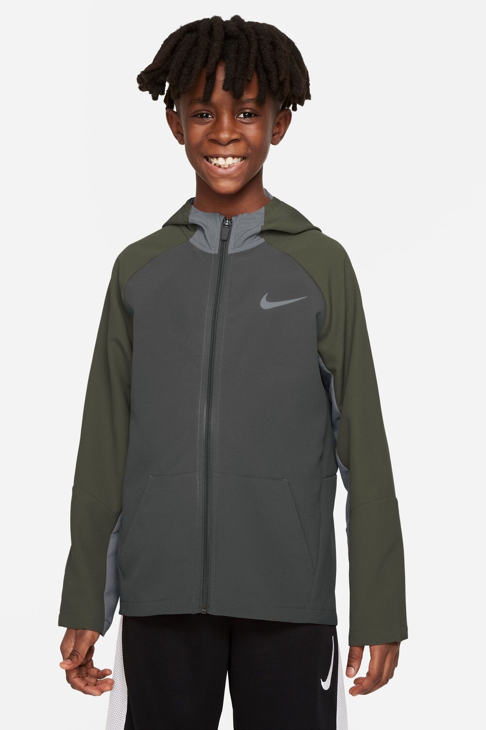 

Тканевая тренировочная куртка Dri-Fit Nike, серый