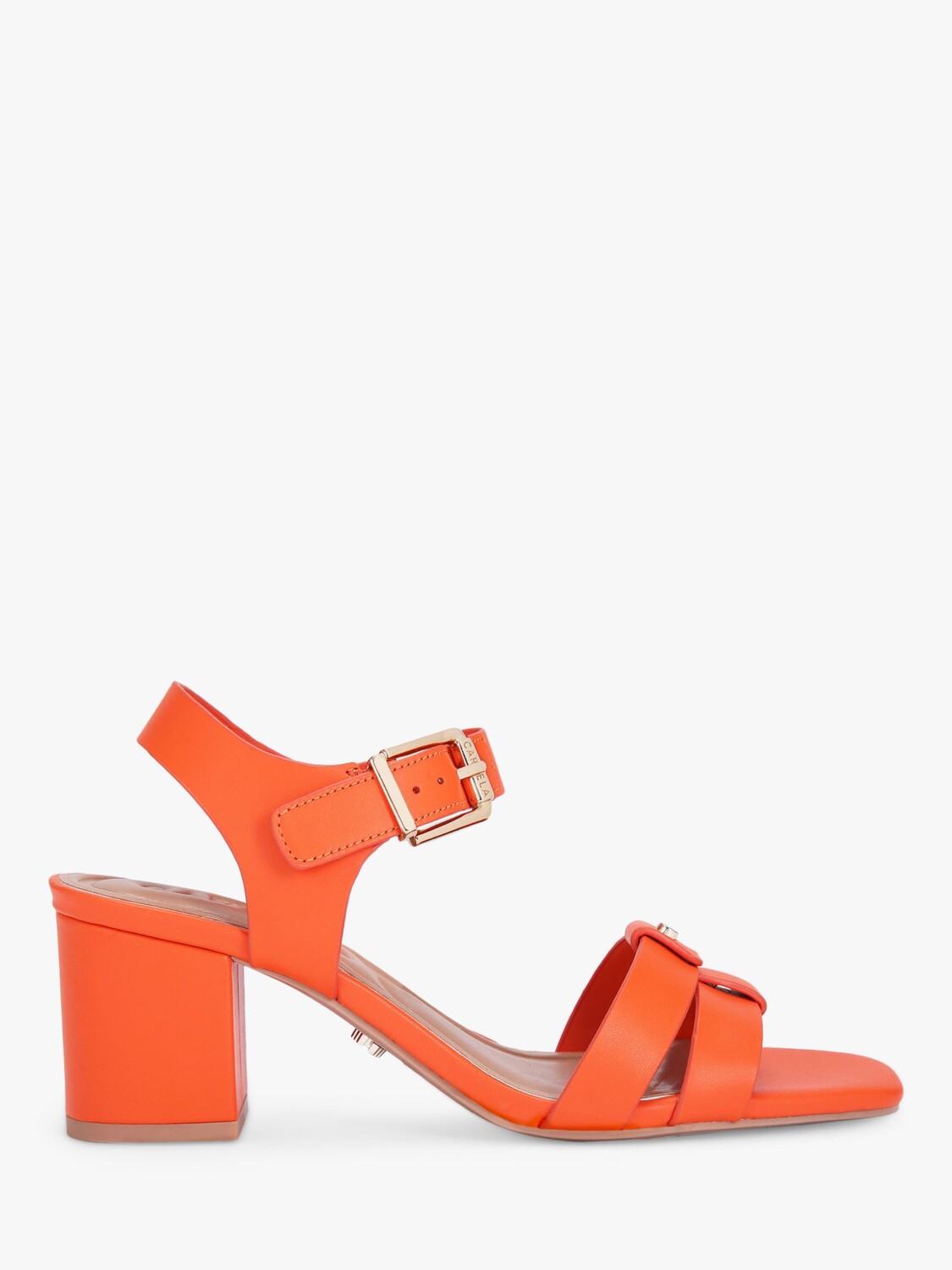 

Кожаные босоножки на каблуке Carvela City Break, оранжевый