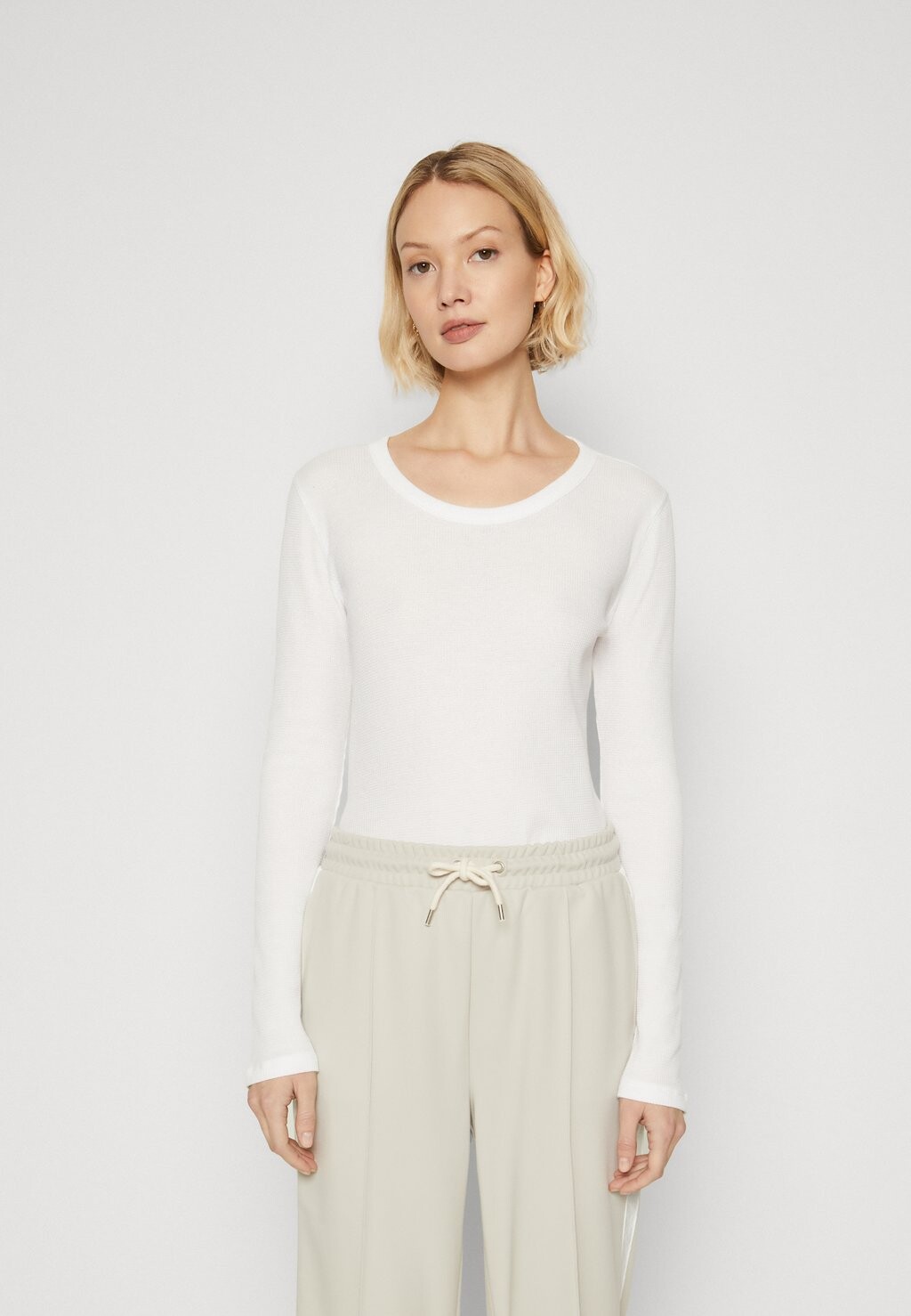 

Футболка с длинным рукавом GAP, белая, Белый