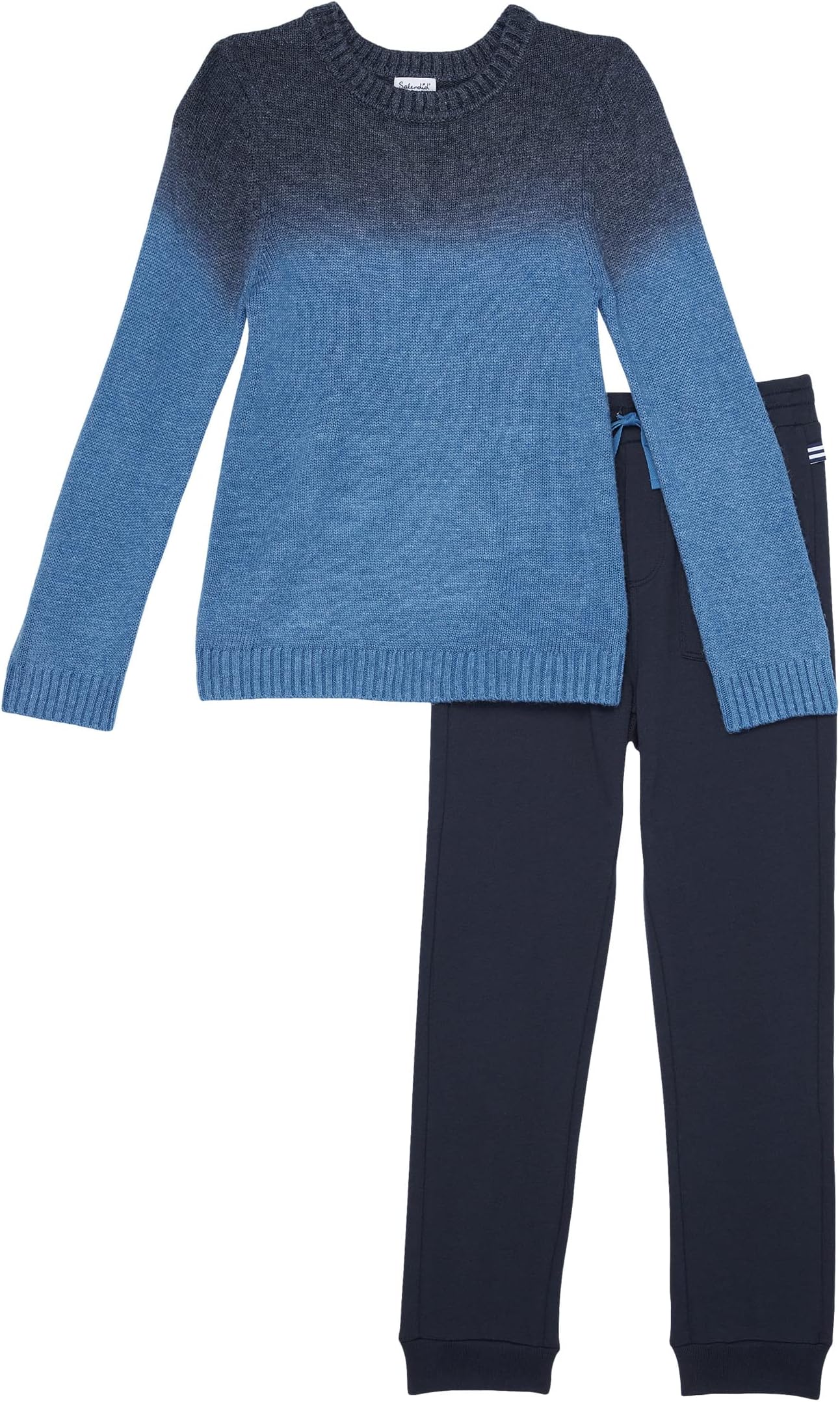 

Детский набор Splendid Littles Sweater & Pants Set, цвет Mood Blue Dip-Dye