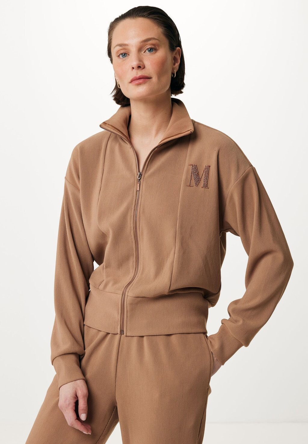 

Толстовка на молнии Mexx, коричневый