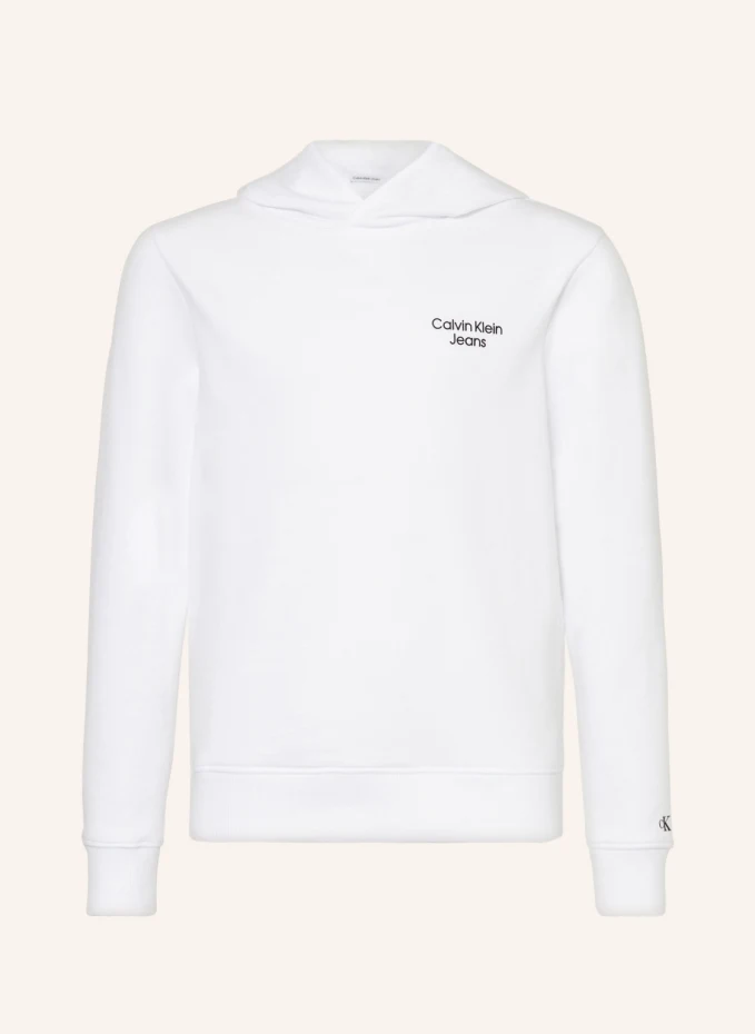 

Толстовка с капюшоном Calvin Klein, белый