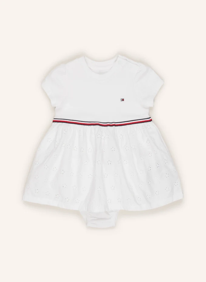 

Платье из разных материалов Tommy Hilfiger, белый