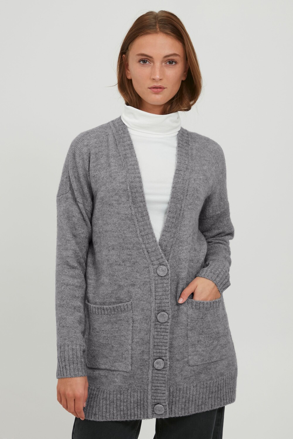 

Кардиган b.young Strickjacke, серый