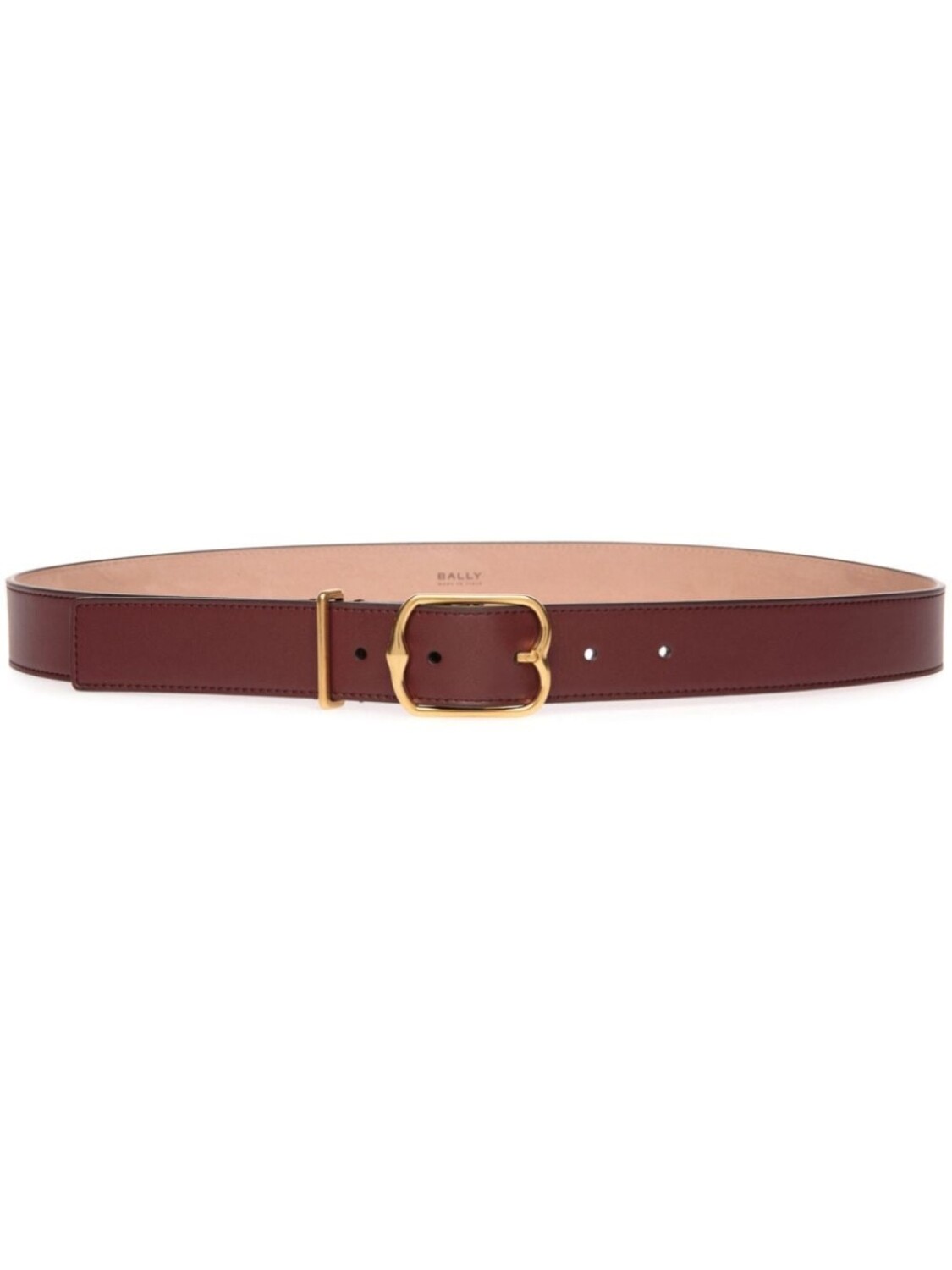 

Bally кожаный ремень с пряжкой, коричневый