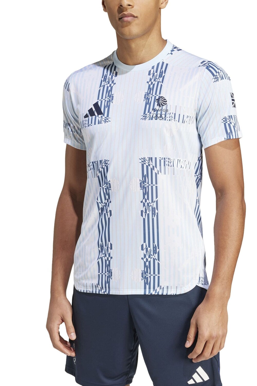 

Футболка Team gb village union jack Adidas, синий