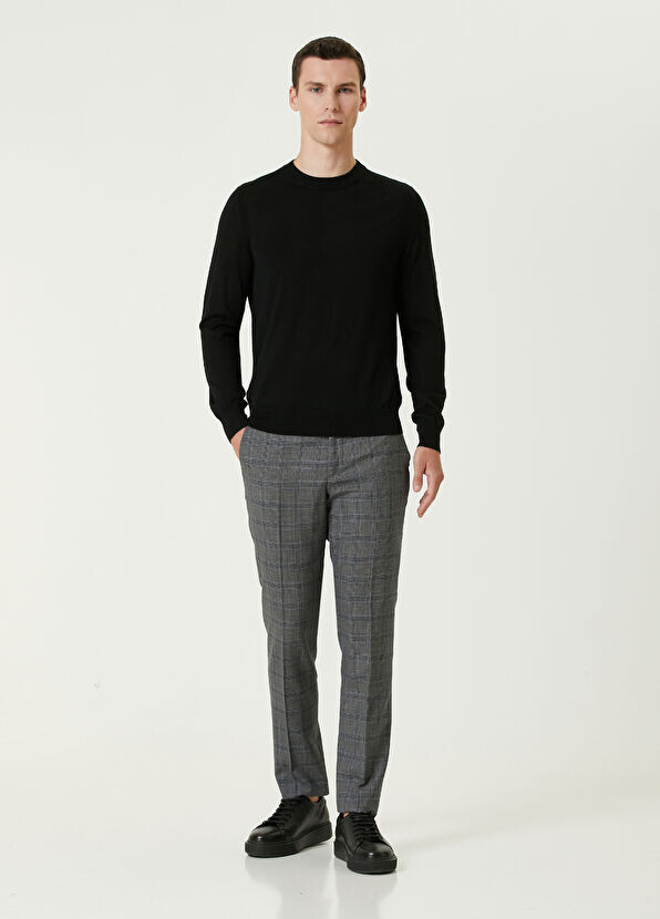 

Брюки из шерсти в клетку Ps By Paul Smith, серый