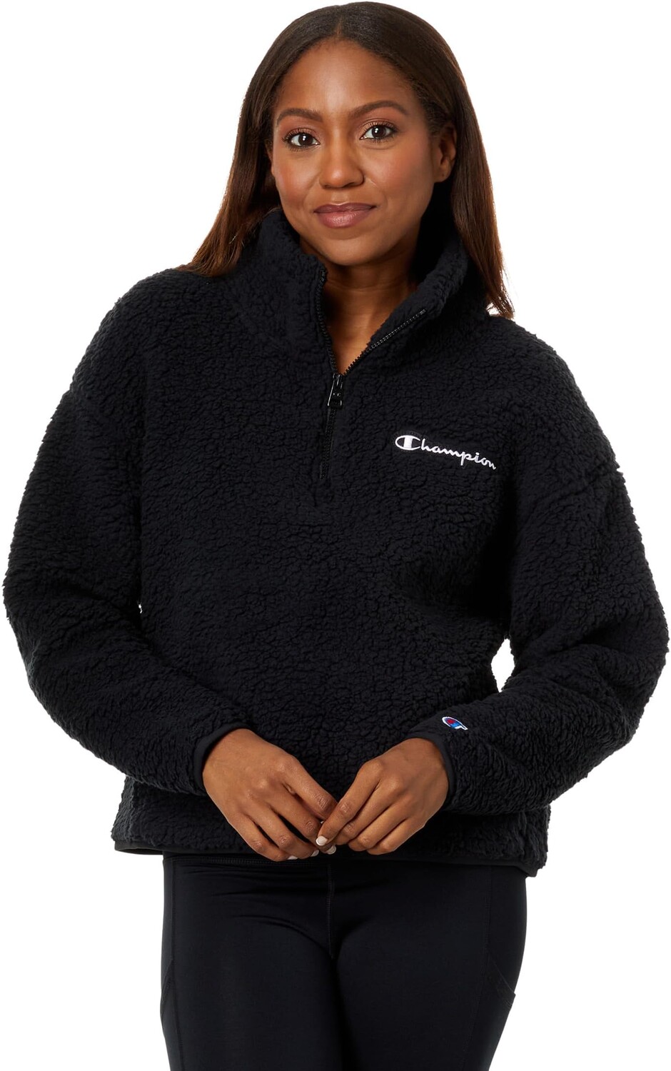 

Толстовка Sherpa 1/4 Zip Champion, черный