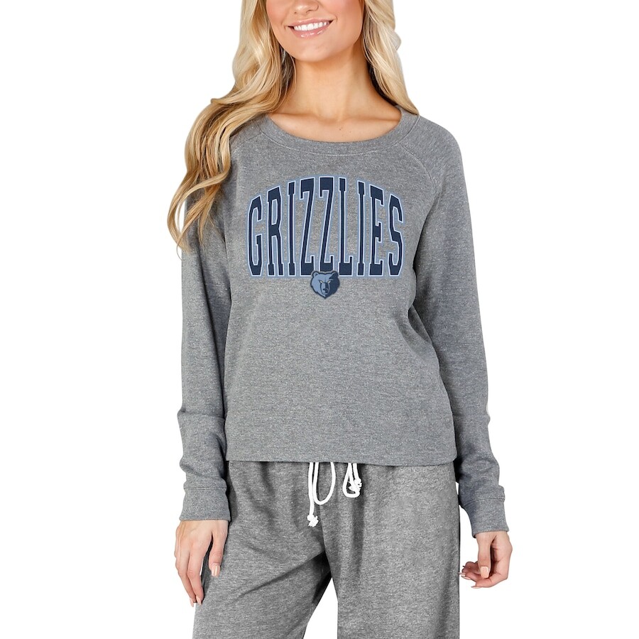 

Футболка с длинным рукавом Concepts Sport Memphis Grizzlies, серый