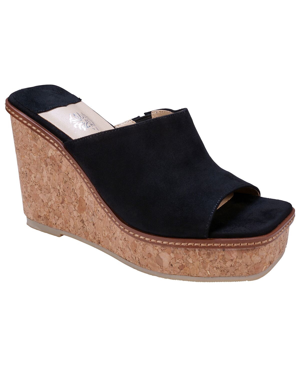 

Женские босоножки на танкетке Estela GC Shoes, черный