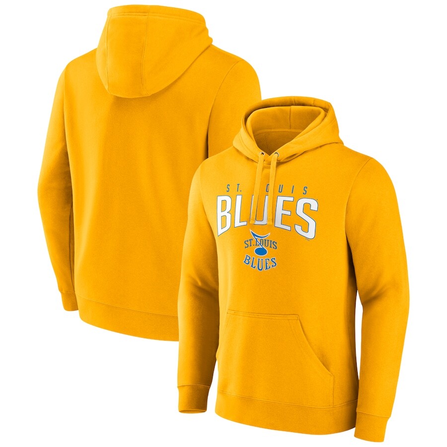 

Пуловер с капюшоном Fanatics Branded St Louis Blues, золотой