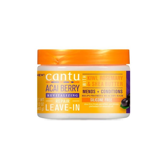 цена Кондиционер для волос Acondicionador Sin Aclarado Leave-in Acai Berry Revitalizing Cantu, 340 gr