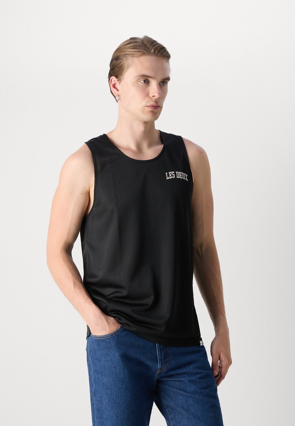 

Топ BLAKE MESH TANK TOP Les Deux, черный