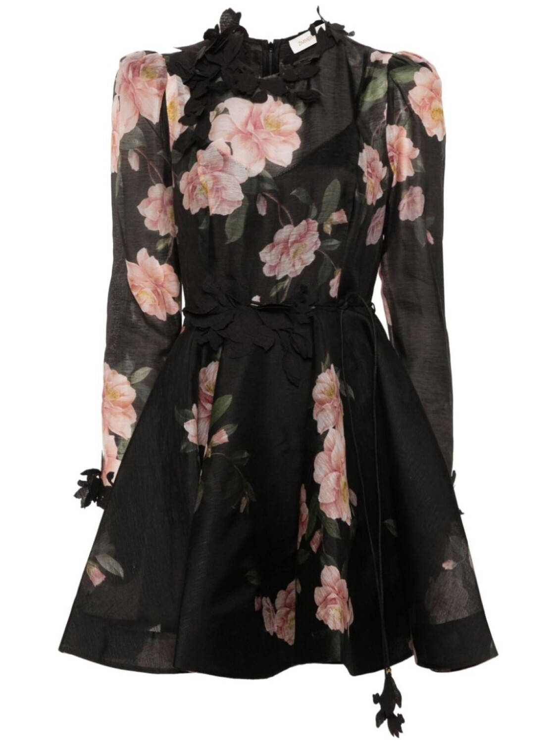 

ZIMMERMANN платье мини Natura Liftoff, черный