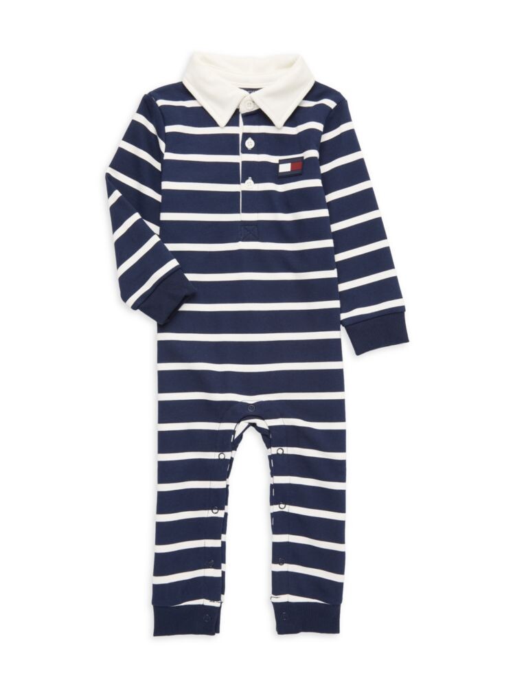 

Комбинезон-поло в полоску для маленьких мальчиков Tommy Hilfiger, цвет Blue White