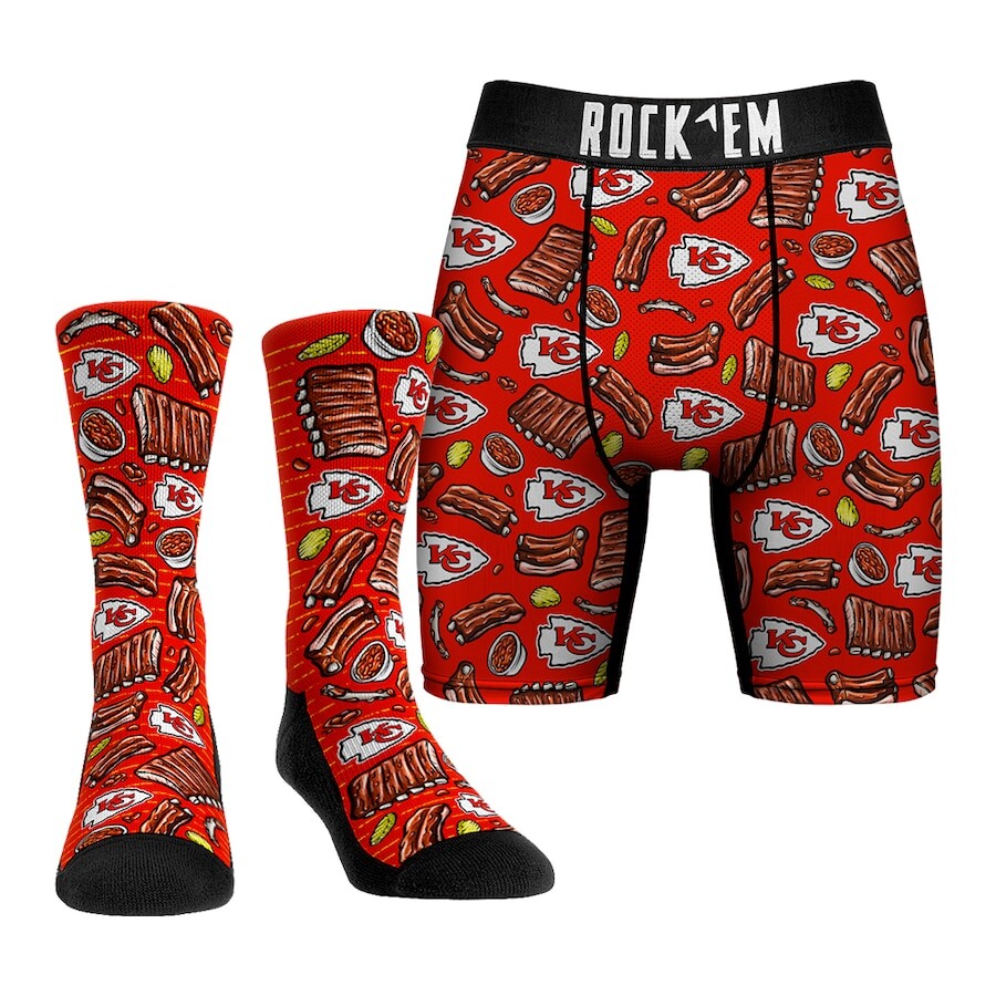 

Носки Rock Em Socks Kansas City Chiefs