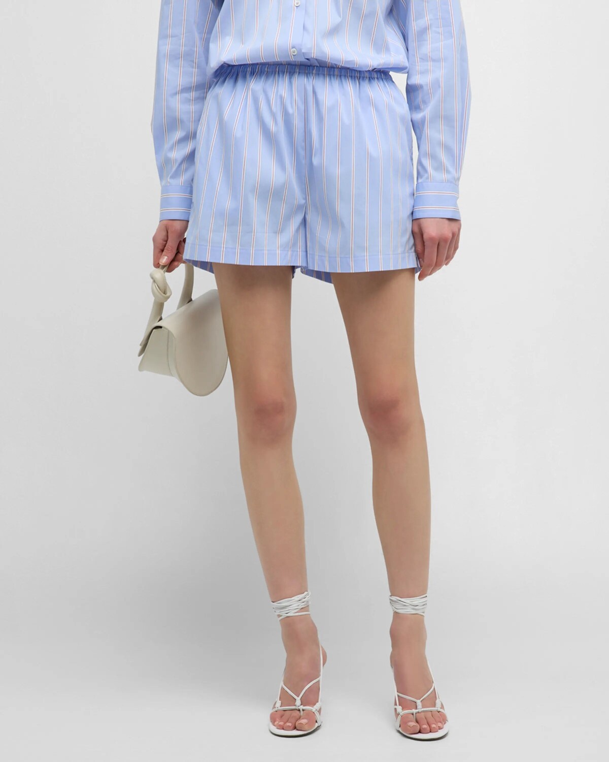 

Полосатые шорты The Loretto из коллаборации с Sofia Richie Grainge Solid and Striped, цвет Hot Spring Stripe
