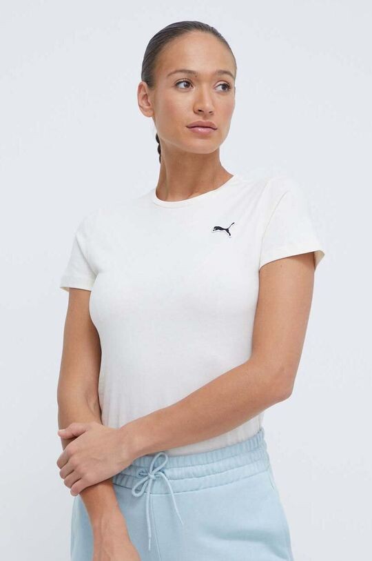 

Хлопковая футболка BETTER ESSENTIALS Puma, бежевый