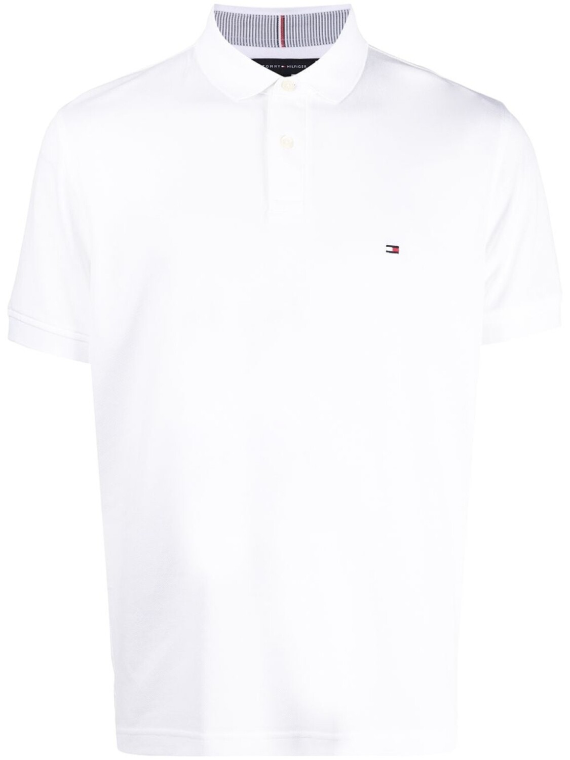 

Tommy Hilfiger рубашка поло с нашивкой-логотипом, белый