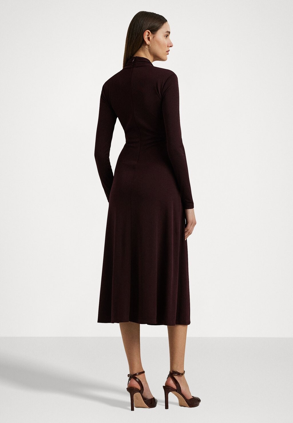 

Платье из джерси TWIST-FRONT STRETCH JERSEY DRESS Lauren Ralph Lauren, Бордо