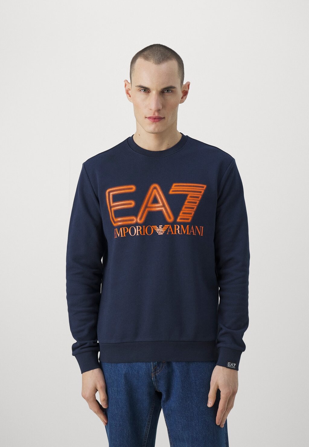 

Толстовка EA7 Emporio Armani, темно-синий