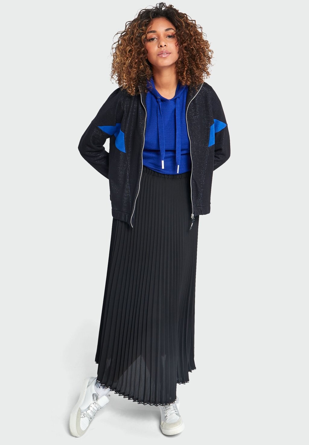 

Демисезонная куртка WITH HIGH NECK I.Code by IKKS, цвет black blue