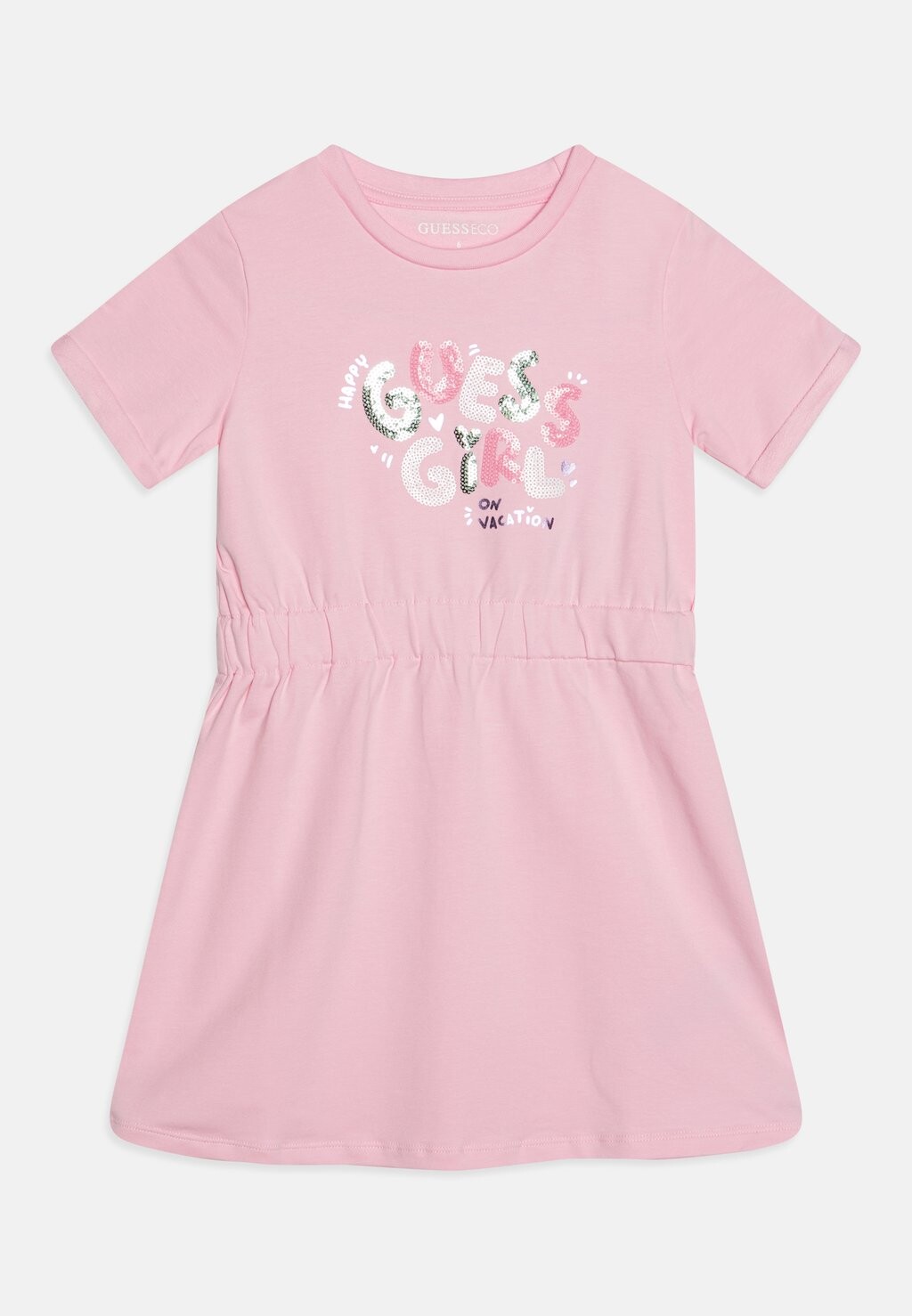 

Летнее платье Toddler Baby Dress Guess, цвет wild tulip