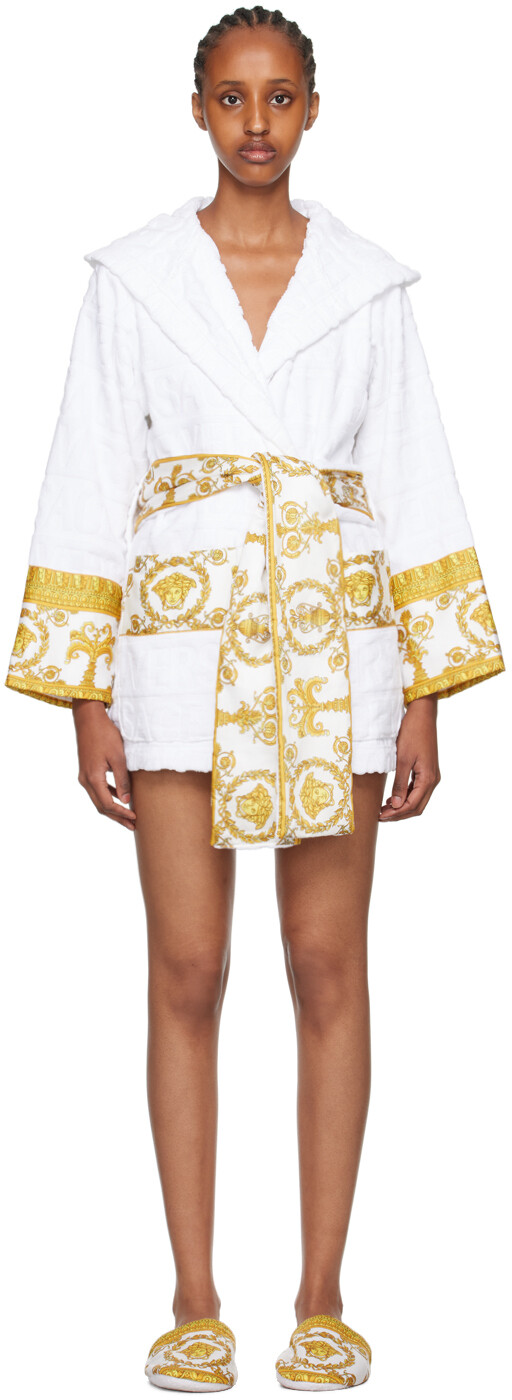 

Versace Underwear Белый халат по всей длине