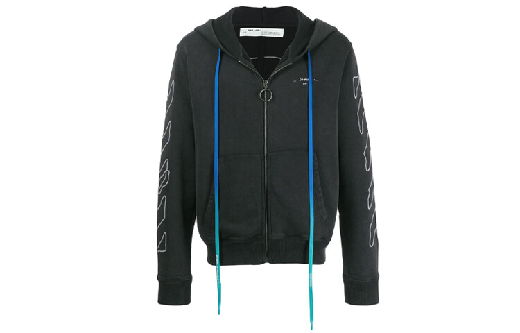 

OFF-WHITE Мужская толстовка, цвет Black