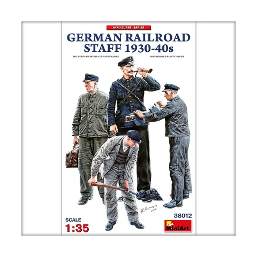 

Сотрудники немецкой железной дороги (1930-40-е гг.), Miniatures Series (1:35) (MiniArt Models)